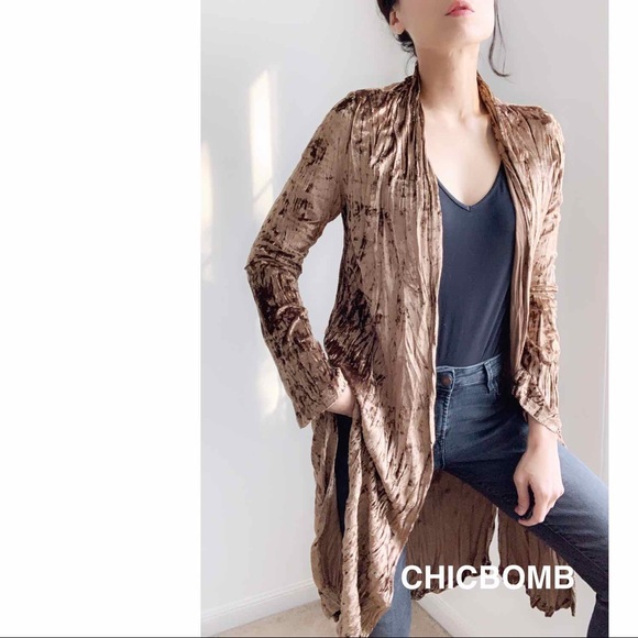 ! LAST 2! Copper Velvet Long Duster - Picture 7 of 8